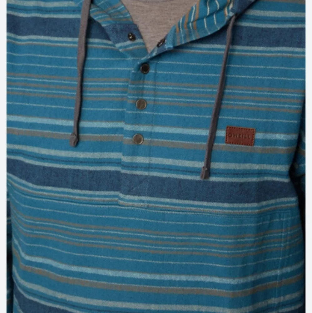 Mens Oneill Hydro Viewpoint Pullover Cotton Hoodie Drawstring Waist‎ XL